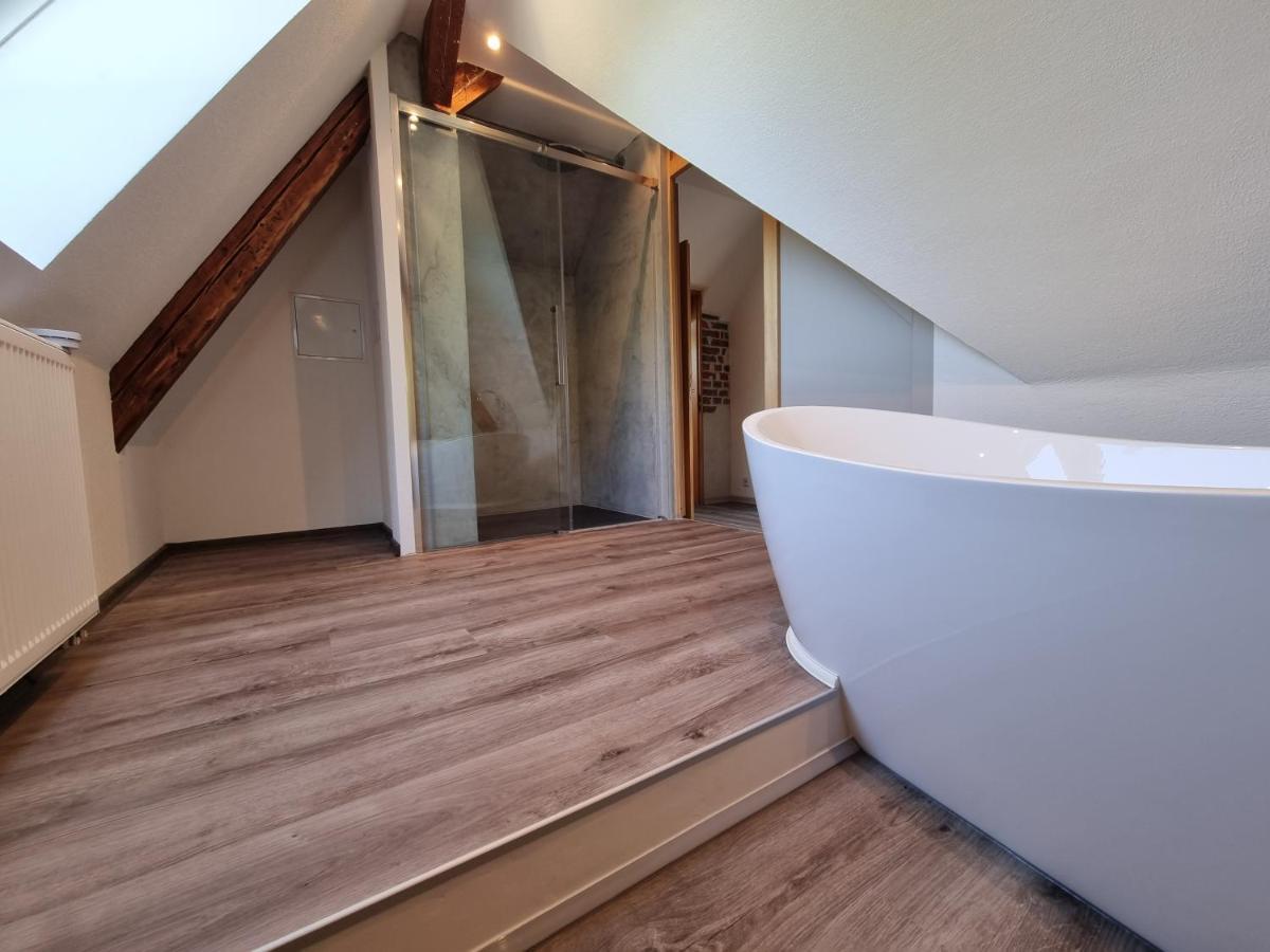 5 Sterne Bahnhoftraum, Appartement "Waldliebe" 133Qm, Grosse Terrasse 70Qm, Qr Code Scannen Fuer Virtuellen Rundgang, Premium Ausstattung 布劳恩费尔斯 外观 照片